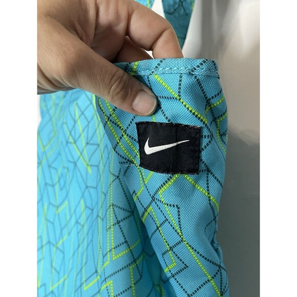 Nike Zip Up Tote Bag Teal Blue Green 13x15" - Picture 3 of 7